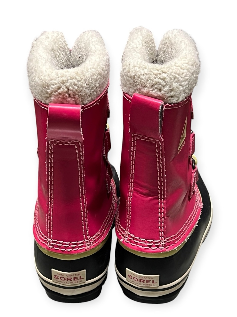Sorel girls Yoot pac pink green black waterproof winter snow boots - Picture 4 of 11